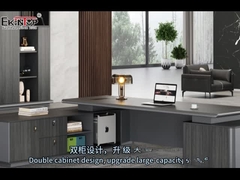 Modern L-vormig Bureaumeubilair voor Directeur Manager CEO Boss ODM