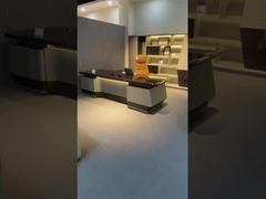 Modern L-vormig Bureaumeubilair voor Directeur Manager CEO Boss ODM