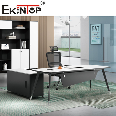Het moderne van de de Vormluxe van L van het Stijlbureau Uitvoerende Bureau voor Kantoormeubilair