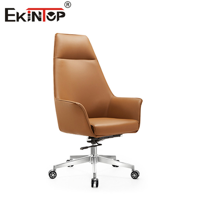 Ergonomische lederen stoel met lumbale steun