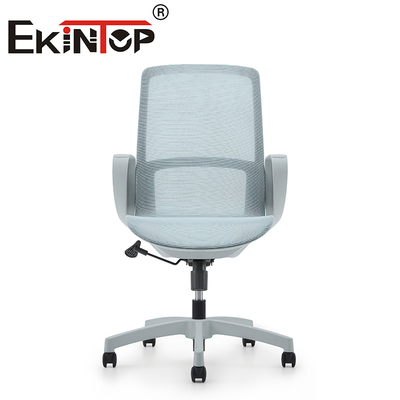 Moderne Lichtgewicht Conferentiestoel met Hoge Rugleuning Ergonomisch Ontwerp Mesh Rugleuning Stoel