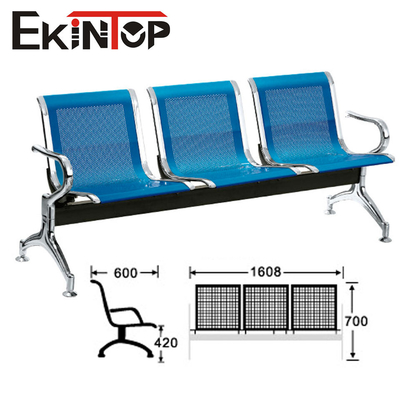 Ekintop 3 Seater-Luchthavenstoel, de Stoelen van de Bureauwachtkamer voor Schoolpubliek