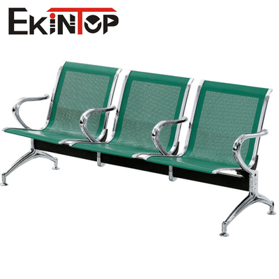 Groen Roestvrij staal 3 Seater-Stoel voor de School van de Kliniekluchthaven