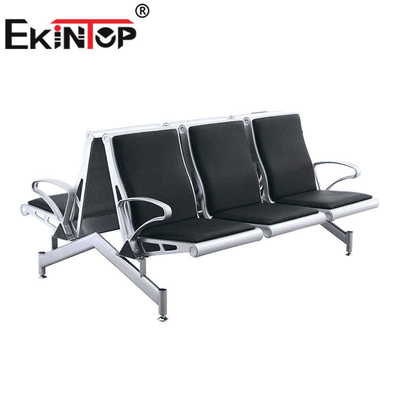 Roestvrij staal het Wachten Stoel 2 Certificaat van Ce ISO van Seater het Comfortabele