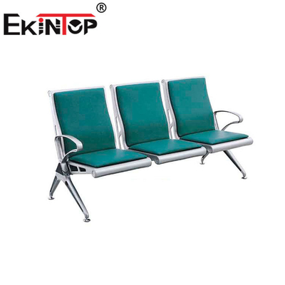 Roestvrij staal het Wachten Stoel 2 Certificaat van Ce ISO van Seater het Comfortabele