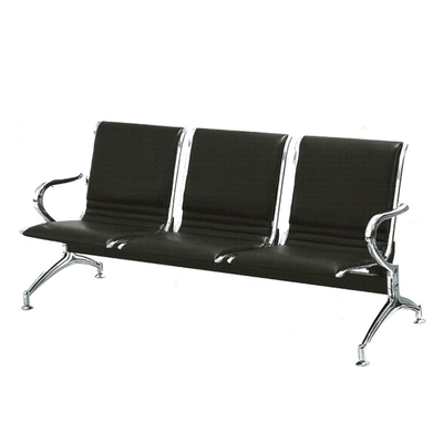 3 Seater-het Wachten Materiaal van het Stoel het Poeder Met een laag bedekte Staal voor Openbare Luchthavenschool