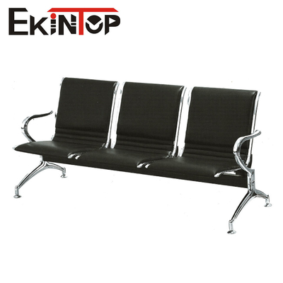 3 Seater-het Wachten Materiaal van het Stoel het Poeder Met een laag bedekte Staal voor Openbare Luchthavenschool