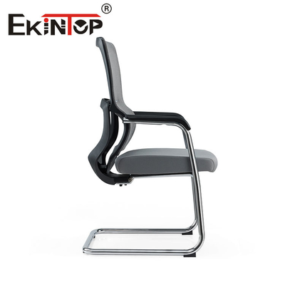 ODM OEM Conferentie Mesh Chair Genuine Leather Material voor Officeworks