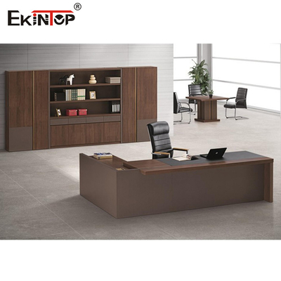 Luxemdf Bureaulijst voor CEO Director Veneer Painting Oppervlakte