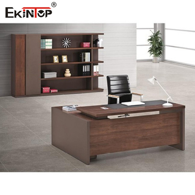 Modern Houten ComputerBureau voor Ontvangst Glanzend Matte Surface