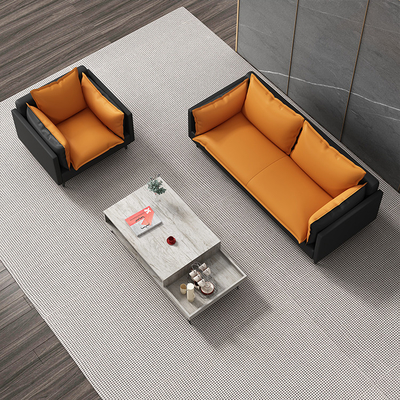 Pu-Multifunctionele Zaal van Sofa For Living Room Waiting van het Leer de Uitvoerende Bureau