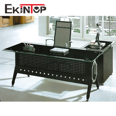 Commercieel Officeworks-Glasbureau voor CEO Executive Office Room