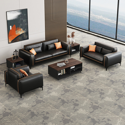 Het modulaire Materiaal van het het Ziekenhuis Synthetische Leer van Ontvangstsofa set for office use