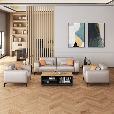 Het modulaire Materiaal van het het Ziekenhuis Synthetische Leer van Ontvangstsofa set for office use