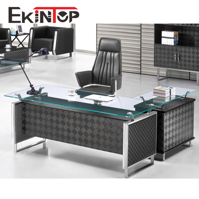 Van de het Bureau Convertibele Moderne Stijl van het bureau Uitvoerende Glas Multifunctionele ODM