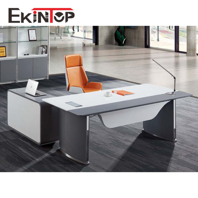 Moderne Uitvoerende Computerlijst, Kantoormeubilair het Schrijven Bureau 2400x2055x750mm