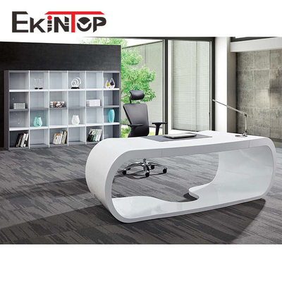 Moderne Uitvoerende Computerlijst, Kantoormeubilair het Schrijven Bureau 2400x2055x750mm