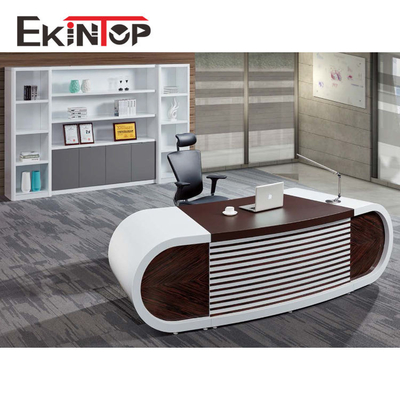 Moderne Uitvoerende Computerlijst, Kantoormeubilair het Schrijven Bureau 2400x2055x750mm