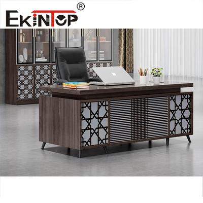 Het vastgestelde Uitvoerende CEO L-vormige Moderne Bureau van Manageroffice desk
