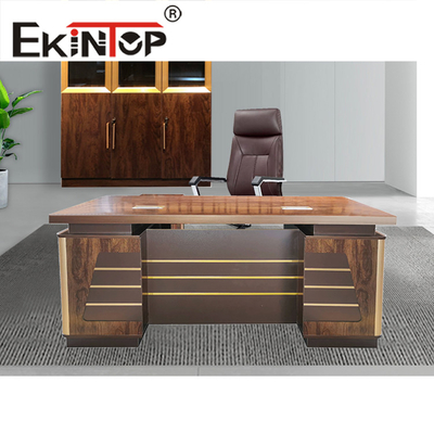 L-vorm Klassieke stijl Executive Office Furniture Sets Modern Manager Desk