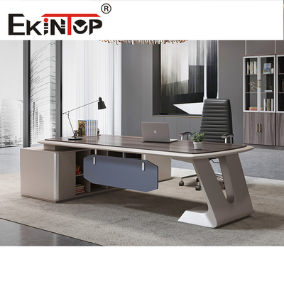 Luxe Studie Combinatie Moderne Stijl Bureau Aangepaste Witte Tafel
