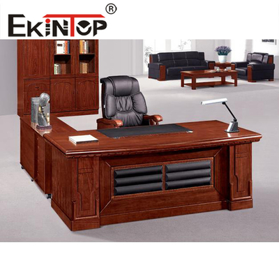 Modern Boss Manager Klein kantoor Houten bureau Grote Shift President-tafel