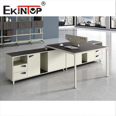 Modulair kantoormeubilair Werkstation 2 / 4 / 6-zits MFC E1-niveaupaneel