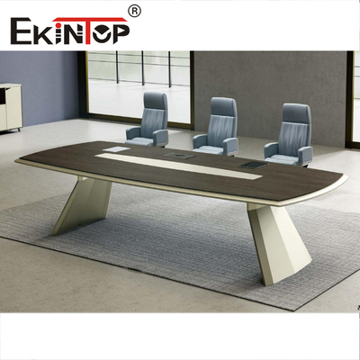 Luxe Boardroom Houten Kantoor Vergader Vergadertafel 8/10 Persoon