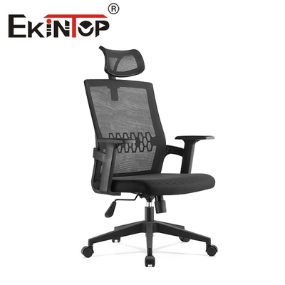 Gratis monster Hoge rugleuning Ergonomische hoogte Office Mesh-stoel met hoofdsteun