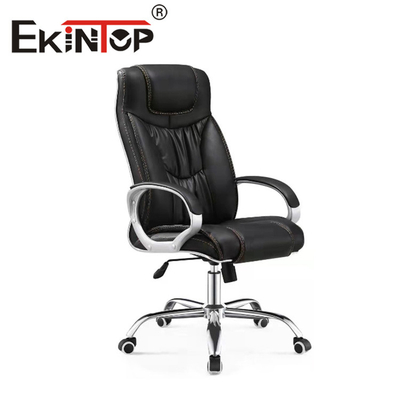 Luxe Ergonomische Draaibare Executive Commerciële Hoge Rug Pu Lederen Stoel