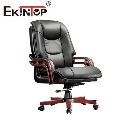 Ergonomische lederen stoel Liggende grote en hoge Boss-bureaustoelen