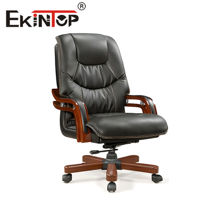 Ergonomische Executive Boss Chair Luxe comfortabele lederen bureaustoel