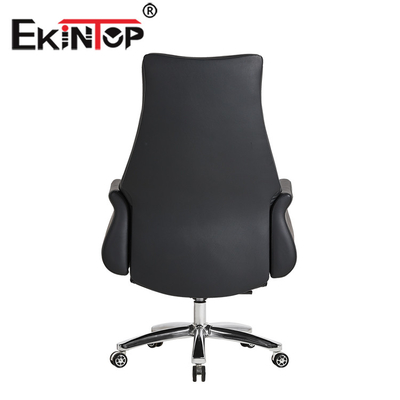 Het regelbare Pu-Bureau van de Leerwartel zit Comfortabele Ergonomische Uitvoerende Stoel voor
