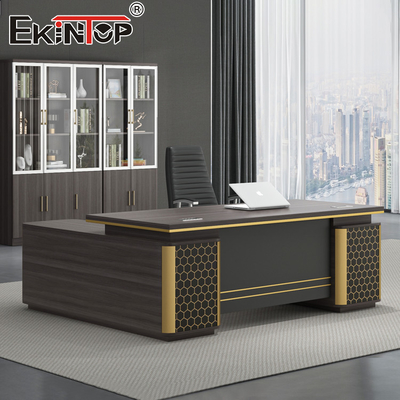 Waterdichte l-van de Trog Chef- Office Furniture Solutions van het VormBureau Uitvoerende het Bureaulijst