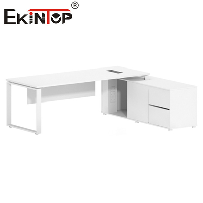 Modern houten top Executive kantoormeubilair Uitschuifbaar computerbureau