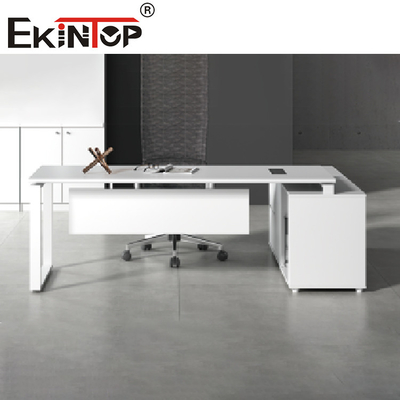 Modern houten top Executive kantoormeubilair Uitschuifbaar computerbureau