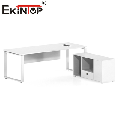 Lijst van het het Bureau de Moderne Houten L-vormige Uitvoerende Bureau van het luxeKantoormeubilair