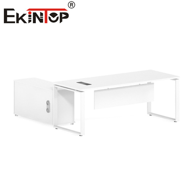 Lijst van het het Bureau de Moderne Houten L-vormige Uitvoerende Bureau van het luxeKantoormeubilair