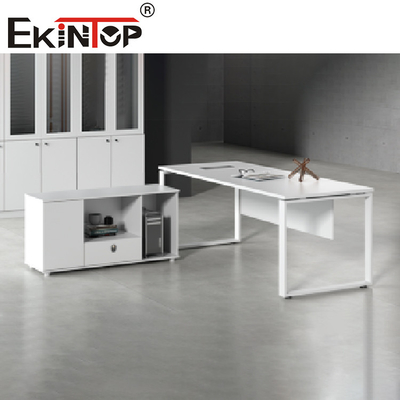 Lijst van het het Bureau de Moderne Houten L-vormige Uitvoerende Bureau van het luxeKantoormeubilair