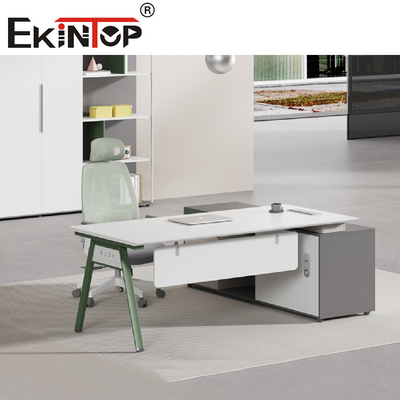 Het moderne Meubilair van de Managerexecutive desk office van het Bureau L-vormige Houten Ijzer