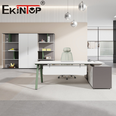 Het moderne Meubilair van de Managerexecutive desk office van het Bureau L-vormige Houten Ijzer