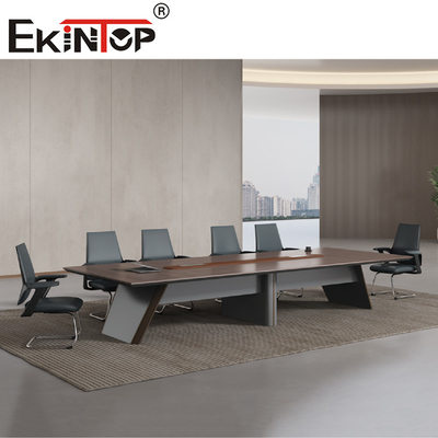 Houten Executive Vergadertafel Uitschuifbaar Krasbestendig