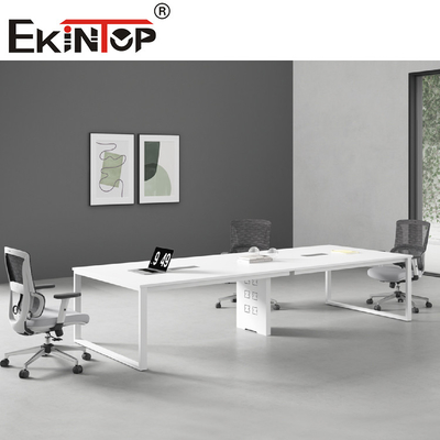 4 6 8 Persoon Vergaderzaal Tafel Bureau Meubilair Witte Kleur