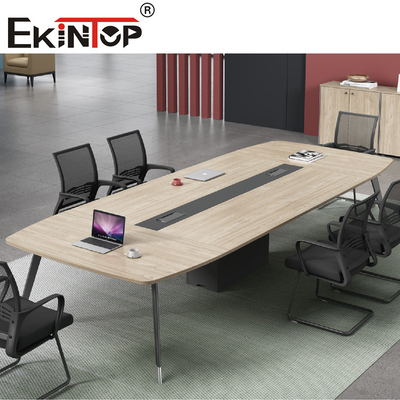 Moderne lange vergadertafel voor 10 personen Vergaderbureau 5 jaar garantie