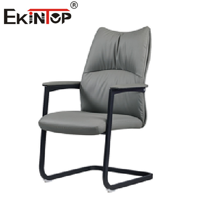 Ergonomische Executive gele leren stoel Indoor Lounge Chair