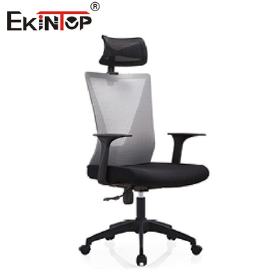 Gray Swivel Ergonomic Mesh Office-Stoel Regelbare Hoogte