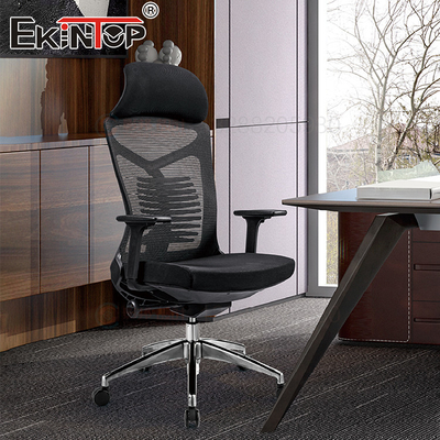 250Lbs Lumbale Vereiste de Steunassemblage van capaciteitsmesh office chair with headrest