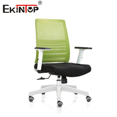 Groene Draaiende het Bureaustoel van Bureaumesh chair high back ergonomic