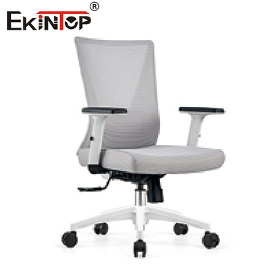 De blauwe Ergonomische Regelbare Wapens van Mesh Office Desk Chair With