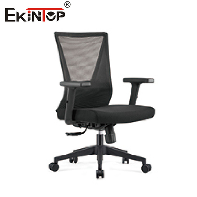 De blauwe Ergonomische Regelbare Wapens van Mesh Office Desk Chair With